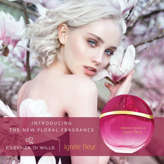 Essenza Di Wills Ignite Fleur Luxury Eau De Toilette for Women, 60 ml