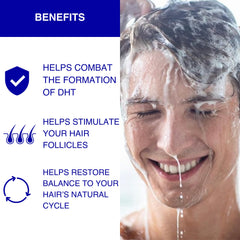 GroMD Doctor-Developed Hair Growth Stimulating Shampoo & Conditioner, 10 oz, DHT Blocking Patented Ingredients, Capixyl, Hairgenyl, Argan Oil, Biotin, Daily Use for Men & Women