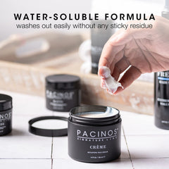 Pacinos Cr?me - Sculpting Wax Cream, Medium Hold with Medium Shine, All Hair Types, 4 fl oz (2 Pack)