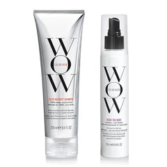 COLOR WOW Beat the Grease Bundle This duo delivers 100% clean, no residue results, plus all day root lift Featuring COLOR SECURITY SHAMPOO and RAISE THE ROOT volumizer