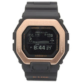 Casio G-Shock Analog-Digital World Time Watch - Black / Black / Rose Gold