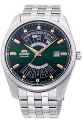 Orient RA-BA0002E10B Multi-Year Calendar Analog Automatic Watch for Men, 43 mm Case Size, Silver/Gold