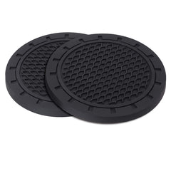 AOOOOP Universal Vehicle Cup Holder Insert Coaster Car Interior Accessories - Silicone Anti Slip Cup Mat for All Cars (Set of 2, 2.75" Diameter)