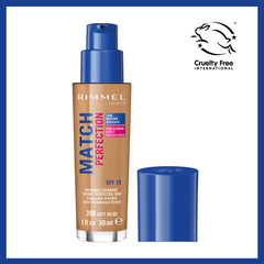 Rimmel Match Perfection Foundation - #200 -Soft Beige, 30ml