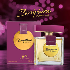 JPD Parfum Jean Paul Dupont Scripture Eau de Parfum for Women, Fresh & Woody Long Lasting Feminine Fragrance, Body Perfume for Women - 100ml