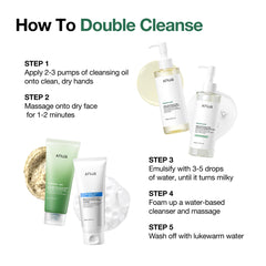 ANUA Heartleaf Pore Control Cleansing Oil, Oil Cleanser for Face, Makeup Blackhead Remover, Korean Skin Care, Original, 200ml/6.76 fl oz
