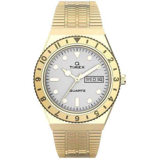 Timex Women's Analogue Watch with a Stainless Steel Bracelet Q Reissue - Gold