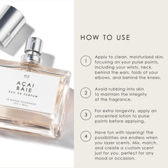 Le Monde Gourmand Açai Baie Eau de Parfum - 1 fl oz (30 ml) - Juicy, Fruity, Soft and Fresh Fragrance Notes