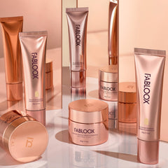 FABLOOX Cellglow Lasting Cream Foundation, Brighten Skin with Buildable Medium to Full Coverage, Skincare Makeup Hybrid, Lightweight and Nourishing Formula, Natural Radiant Finish, Vegan, Porcelain