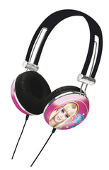 LEXIBOOK Barbie, Stereo Headphone, Kids Safe, Foldable and Adjustable, Pink