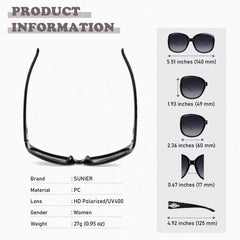 Polarized Sunglasses for Women Oversized Sun Glasses Fashion Shades SUNIER S85
