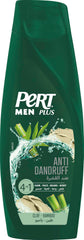 Pert Plus Men Anti-Dandruff Shampoo with Clay & Bamboo, 4 in 1 for Hair, Face, Beard & Body, 360 ml