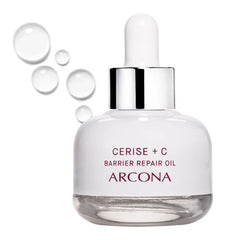 ARCONA Cerise + C - Squalane + Vitamin C Rose Oil with Coconut and Cherry. Vitamin C Oil for Barrier Protection, Brighten, Moisturize, Firm, & Reveal Glowy Skin - 0.5 oz