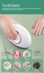 TERRIFI Mini Travel Steam Iron, Portable Mini Iron Steamer, 800W Strong Power Garment Steamer, Fast Heat-up Dry&Wet, Perfect for Clothes Handheld Garment Steamer (White)