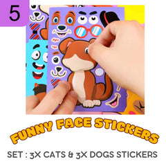 Mumfactory Art & Craft Supplies for Kids – Stickers Toys – Kids Games– Giveaways for Kids – Craft Kit - Birthday Gifts for Girls & Boys – Learning Toys – Set of 5 Toys