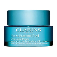 Clarins Hydra Essentiel Silky Cream Intensely Hydrating Moisturizer 60 Seconds to Plumper Skin Nourishes, Comforts and Softens Double Dose Hyaluronic Acid Normal Dry Skin 1.7 Ounces