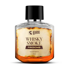 Beardo Whisky Smoke FIREBOMB Perfume for men, 100ml | Spicy, Woody scent | Long Lasting Mens Perfume