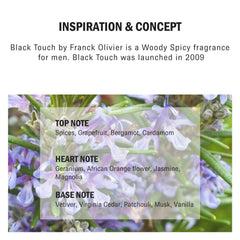 Franck Olivier Black Touch Man For Men - Eau de Toilette, 100 ml