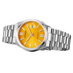 Citizen Eco-Drive Tsuyosa Yellow Dial and Stainless Steel Bracelet Watch 40mm NJ0150-56Z