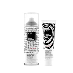 IGK GOOD BEHAVIOR Spirulina Protein Smoothing Spray + Anti Frizz Smoothing Blowout Balm Keratin Like Treatment + Frizz Control + Heat Protectant Vegan
