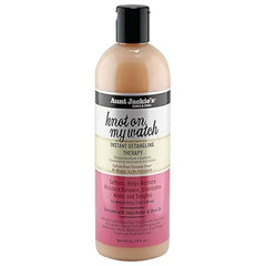 Aunt Jackie's Curls and Coils Knot On My Watch Instant Hair Detangling Therapy for Natural Curls, Coils and Waves, Enriched with shea Butter, 16 oz