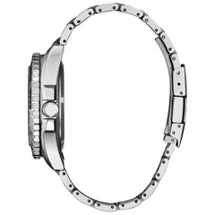 Citizen Men's Automatic Stainless Steel Watch, Blue Dial, Black and Silver Bezel, 3 Hand Day/Date (Model: NH7530-52M)