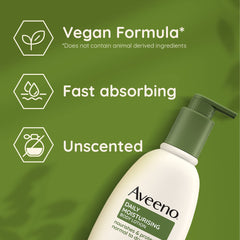 Aveeno Daily Moisturising Body Lotion, With Soothing Oats & Rich Emollients, Suitable For Sensitive Skin, Nourishes and Protects Skin, Fragrance Free, 300ml