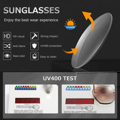 AEVOGUE Sunglasses For Women Oversized Rimless Diamond Cutting Lens Sun Glasses AE0534