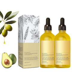 Hey Keratin Veganic Natural Hair Growth Oil, Veganic Rosemary Oil, Natural Hair Growth oil for Black Women, for Women and Men Dry Damaged Thin hair Growth (2 PCS)