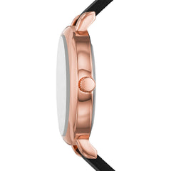 Skechers Women's Watch and Stackable Bracelet Gift Set - Rose Gold/Black Bracelet Set