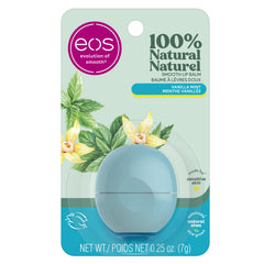 EOS Visibly Soft Lip Balm Sphere, Vanilla Mint - 0.25 Ounce