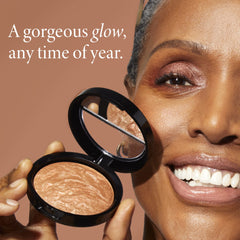 LAURA GELLER NEW YORK Baked Bronze-N-Brighten Bronzer Powder, Deep