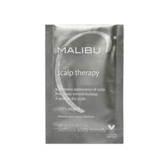 Malibu C Scalp Therapy Wellness Remedy Professional Hair Treatment Mineral Build Up Scalp Cleanser with Salicylic Acid and Vitamin C Moisturizing & Soothing Dry Scalp Care, 5 grams - 1 count