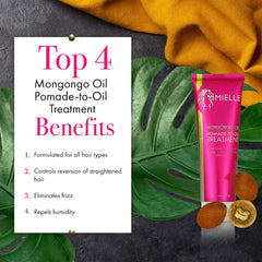 Mielle Organics Mongongo Oil Pomade To Oil Treatment 4oz