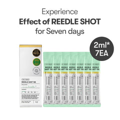 VT COSMETICS Cica Reedle Shot Ampouler, For Hydrated Skin 0.067Fl Ozx7 Pcs (2mlx7)
