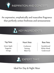 Jaguar Classic Black for Men - Eau de Toilette, 100 ml