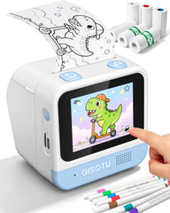 iPrint AI Voice-to-image Sticker Maker for Creative Kids - 2.8" Touchscreen