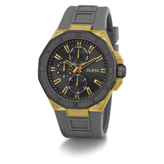 Guess Men's Watch R2 GW0803G1 Silicone, gold, Bracelet