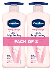 Vaseline Even Tone Body Lotion Daily Brightening - 2 x 400ml