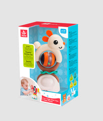 2in1 Highchair Toys & Baby Rattle Toys Rabbit, Mealtime Toys, Teething Relief, Fine Motor Skills, Bright Colors, Sensory Toys, Baby Toys, Teether, Baby Rattle, Animal Rattle, Suction Toys 6M+