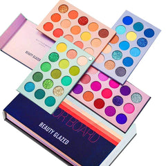 MYUANGO Color Board Eyeshadow Palette – Rainbow Bright & Colorful Shades, Highly Pigmented Powder Eye Shadow | Blendable, Waterproof, Long-Lasting, Cruelty-Free Makeup Palette