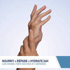 CeraVe Regenerating hand cream for extremely dry, rough hands, with hyaluronic and 3 essential ceramides, 2 x 50 ml