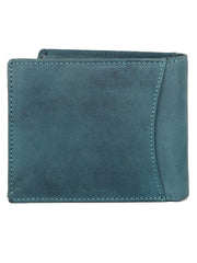 WildHorn® RFID Protected Genuine Leather Wallet & Gift Combo for Men - GIFT1173 BLUE HUNTER+BLK S+BLU KRING-BLUE