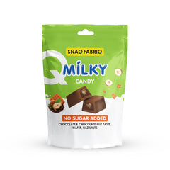 Snaq Fabriq Milky Candy Chocolate Nut Paste, Wafer and Hazelnuts No Sugar Added - 130g