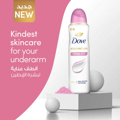 Dove Advanced Care, Antiperspirant Deodorant Spray, Powder Soft, 72H Sweat & Odor Protection & Moisturizes with Pro-Ceramide Technology, 150ml