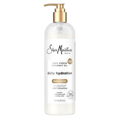 Shea Moisture Daily Moisture Body Lotion with 100% Virgin Coconut Oil & Butter, Coconut Milk & Professional Grade Ceramide, Nourishes & Softens Skin Fast, 24-Hour Hydration, 16 oz