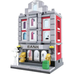 Brick Loot Mini City Building Set Collection – Includes Video Rental Store, Archie’s Pet Shop, Aquarium, Art Supply Store, Bank, Dinosaur World, Music Shop, Overpriced Coffee, Parisian Restaurant, Post Office & The Barn.