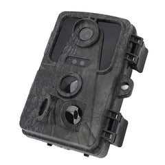 VELATEMOR 16MP 1080P Trail Camera, Night Game Camera with 0.8s Trigger Time, Waterproof IP66, 2.0 Inch IPS Screen for Wildlife Tracking, Sports, and Surveillance