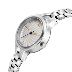 Sonata Silver White Dial Analog Watch for Women-NR8151SM05