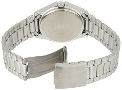 Casio Leather Band Watch Silver/White